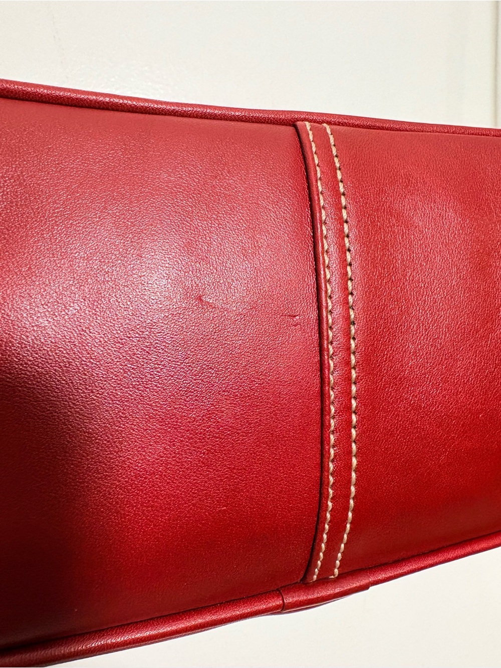 2002 Coach 9589 Red Legacy West Camera Bag Crossbody - Picture 10 of 15
